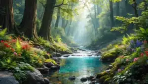 foret vivante riviere