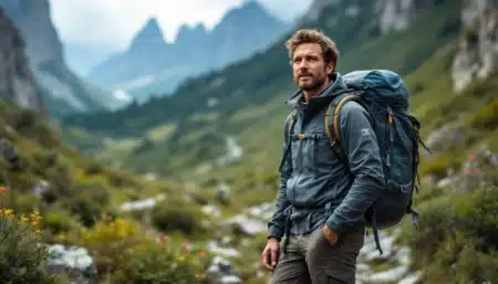hiker trail france