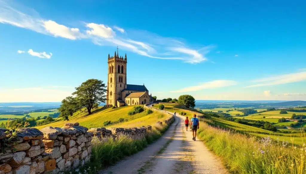 paysage camino santiago