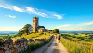 paysage camino santiago