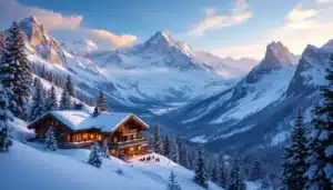 photo station ski alpes