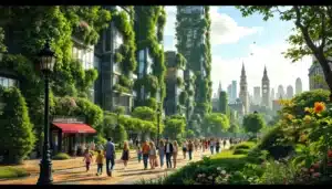 urbaine ville reforestation