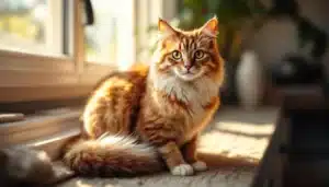 chat curieux fenetresill