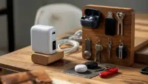 gadgets pratiques table bois