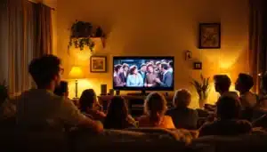 groupe memorabilia televiseur