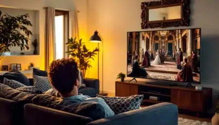 personne regarde histoire teleserie