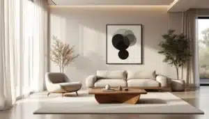 photo salon minimaliste