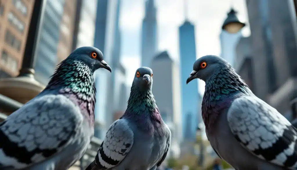 pigeons urbains intelligents