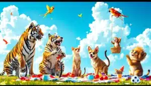 scene animaux humouristiques