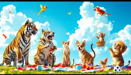 scene animaux humouristiques