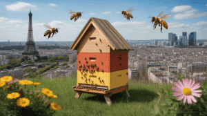 apiculture urbaine rooftop paris lyon