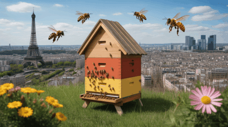 apiculture urbaine rooftop paris lyon