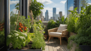 jardin balcon urbain