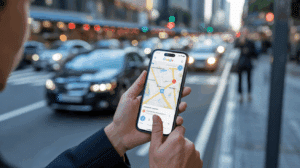 personne smartphone googlemaps