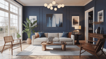 photo realiste salon moderne