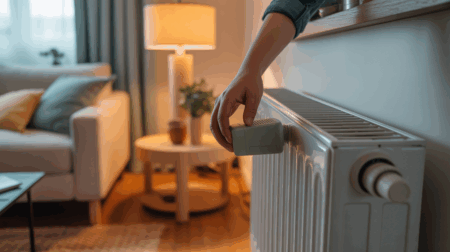 salon confort economie radiateur