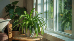 salon tranquille chlorophytum