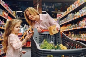 enseigne propose réduction 60% alimentaire